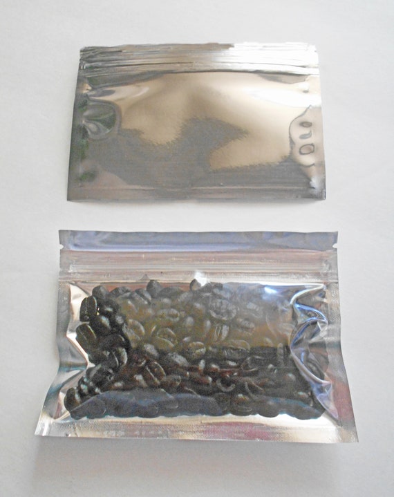 Primepacks Silver Smell Proof Mylar Bags – 3 Mil Thick, Resealable Zipper – 3x4 Inches (100 Or 500 Pack)