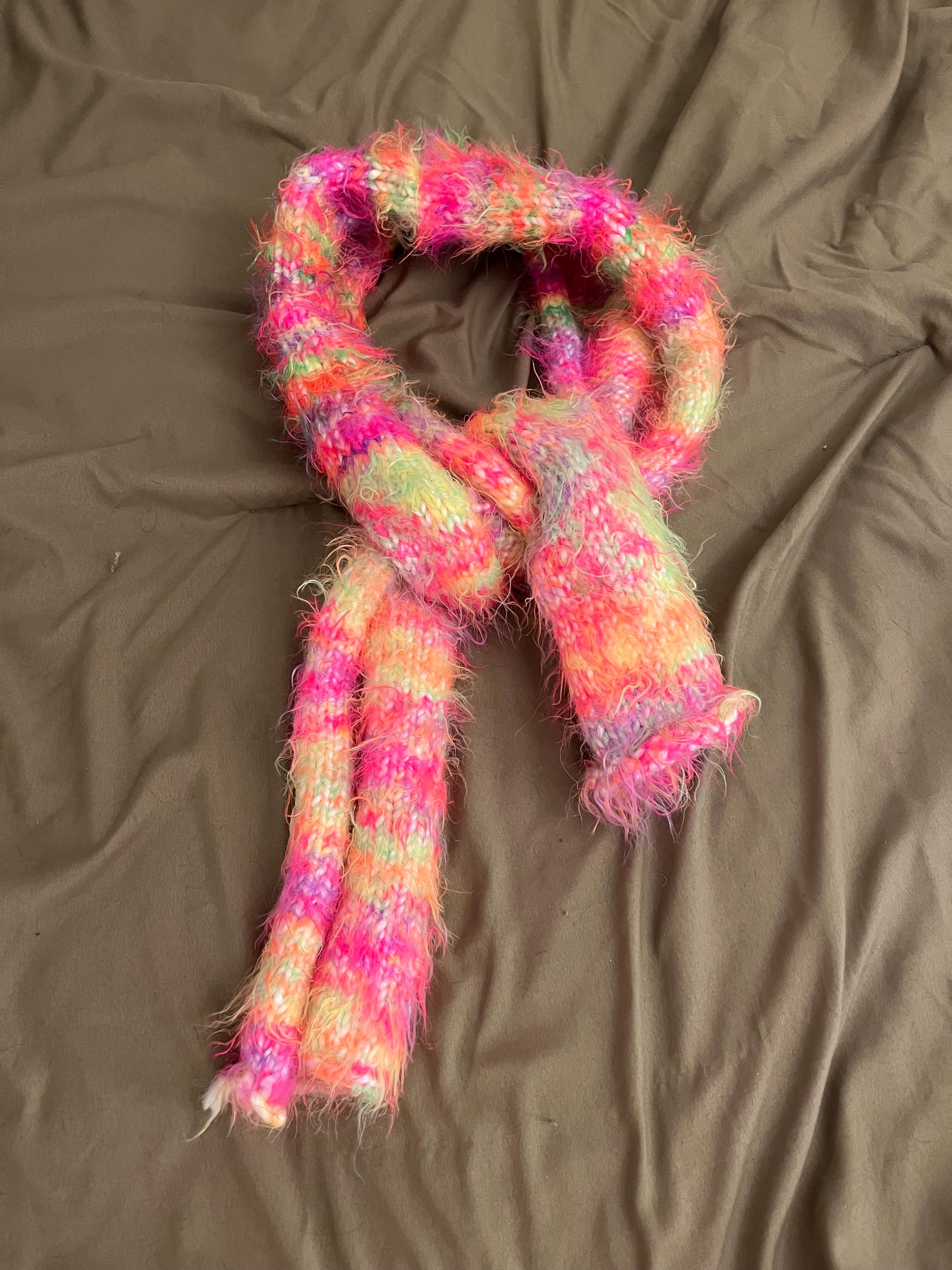 Vtg GAP 1989 Hand Knit Horse Rodeo Cowboy Shetland Wool
