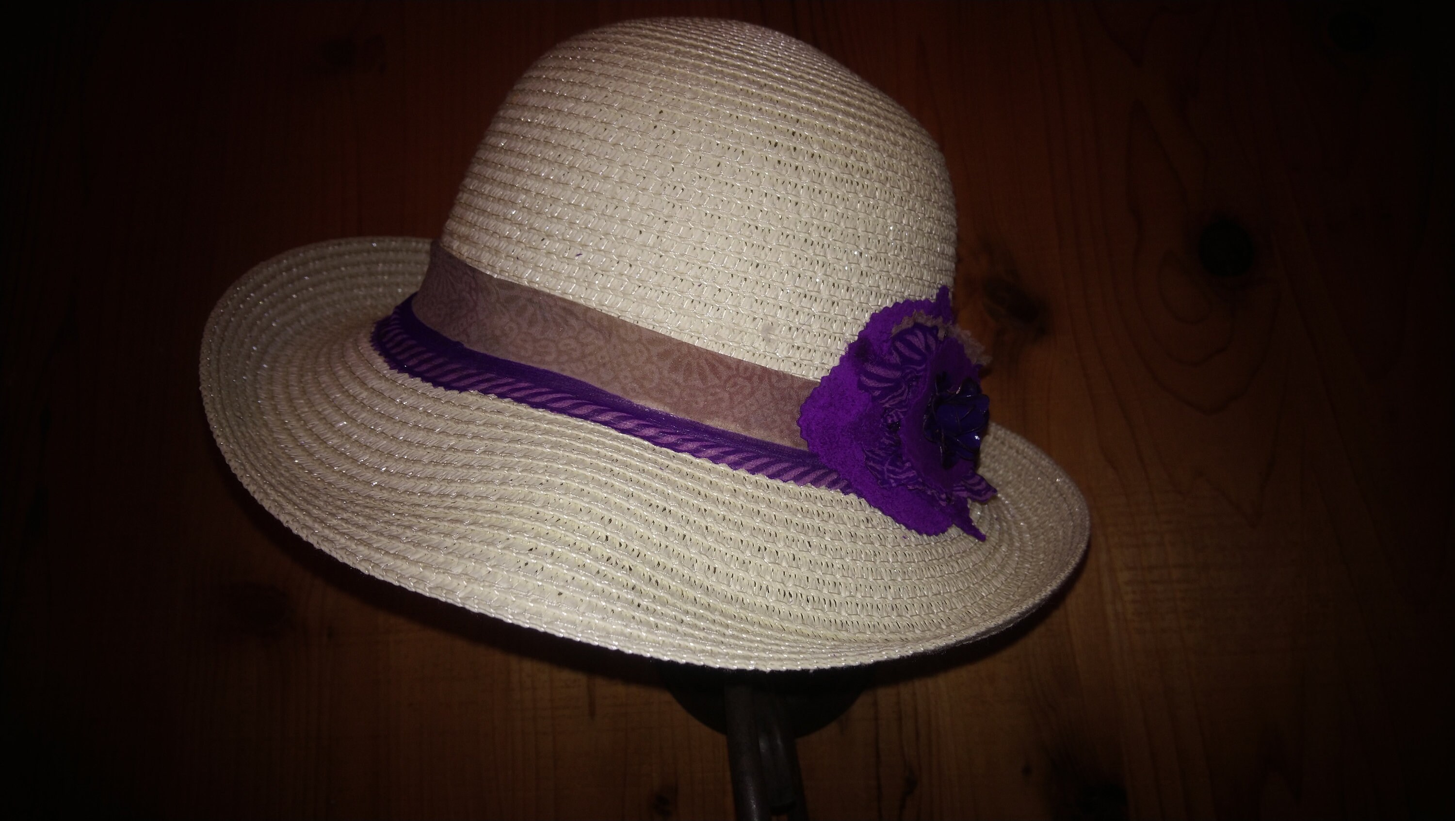 PURPLE BOWLER HAT Etsy