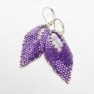 Miyuki Russian Leaf Earrings Tutorial - PDF