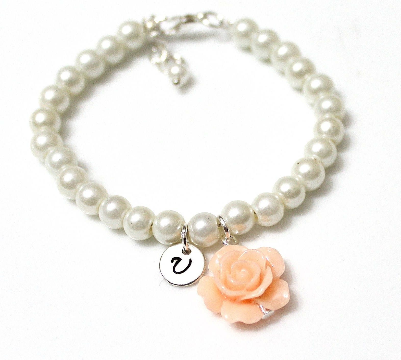 childrens flower girl bracelets