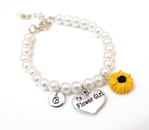 childrens flower girl bracelets