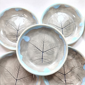 pottery dish hickory leaf, small pottery plate, ceramic plate ceramic soap dish pottery trinket dish, tapas plates sponge holder