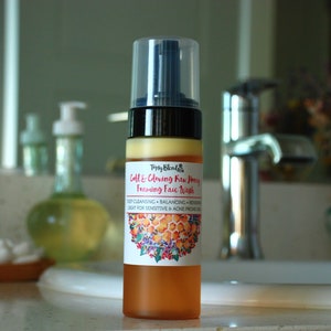 Raw Honey Face Cleanser / Tea Tree & Honey Cleanser / Acne Facial Cleanser / Acne Cleanser / Organic Raw Honey Face Wash for sensitive skin