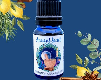 Thieves Essential Oil Blend • Pure Therapeutic Grade • Ancient Secret • 10ml