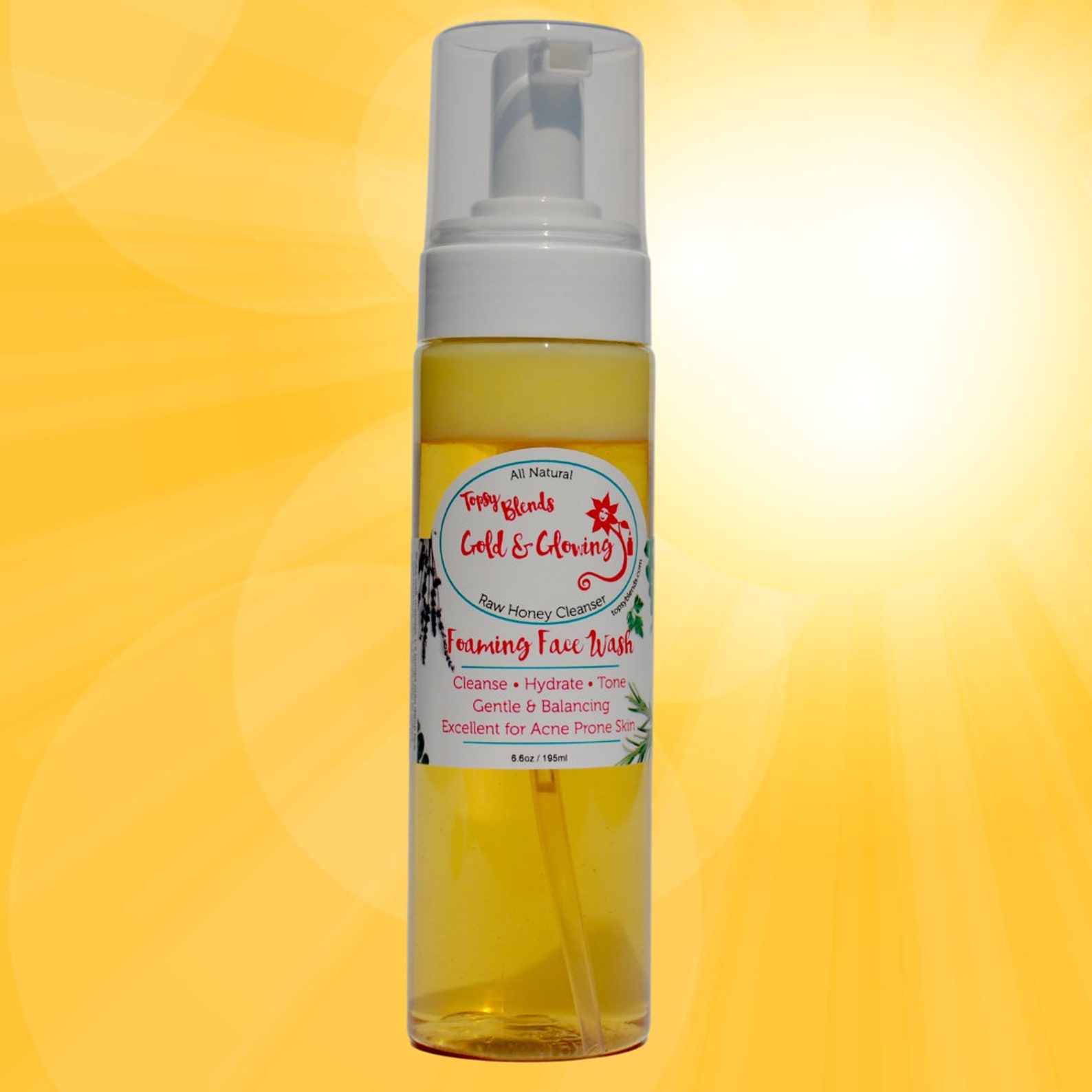 Raw Honey Face Cleanser / Honey Cleanser / Ance Prone Facial Etsy