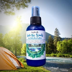 Natural Bug Spray, Deet Free Bug Repellant, Kid Safe Bug Spray - 4oz Bug Spray -  Shake & Spray Natural Bug Repellant