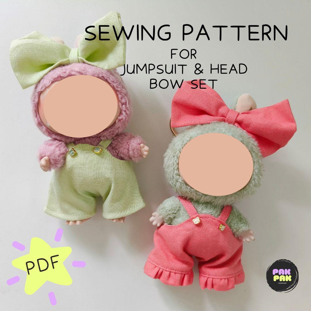 Labubu clothes pattern España