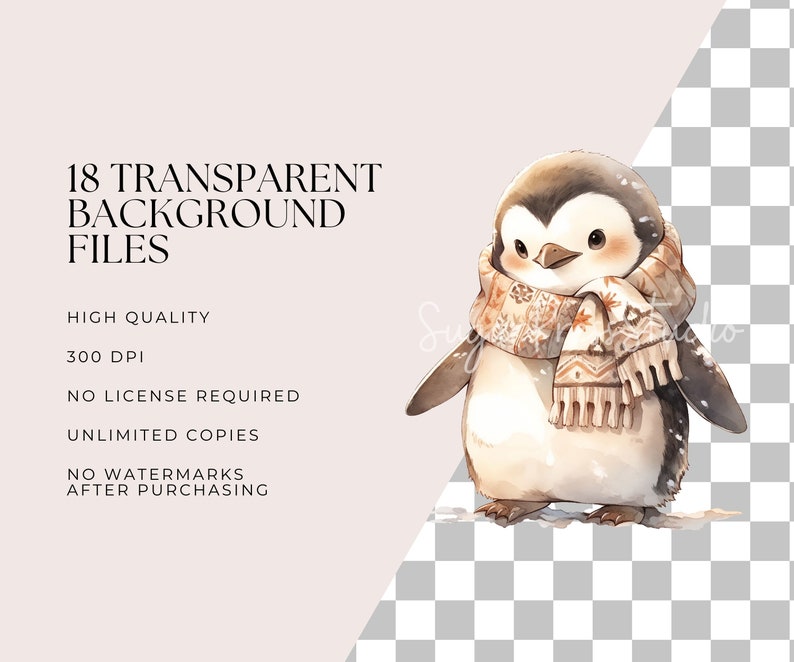 Woodland Animals in Jumpers Clipart Bundle Watercolor Christmas Bear Rabbit Deer Owl Fox Skunk