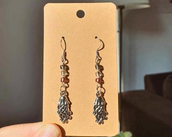 Jellyfish Earrings / Sea Creature Earrings / Sea Creature Gift / Ocean Earrings