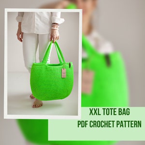 crochet weekender bag