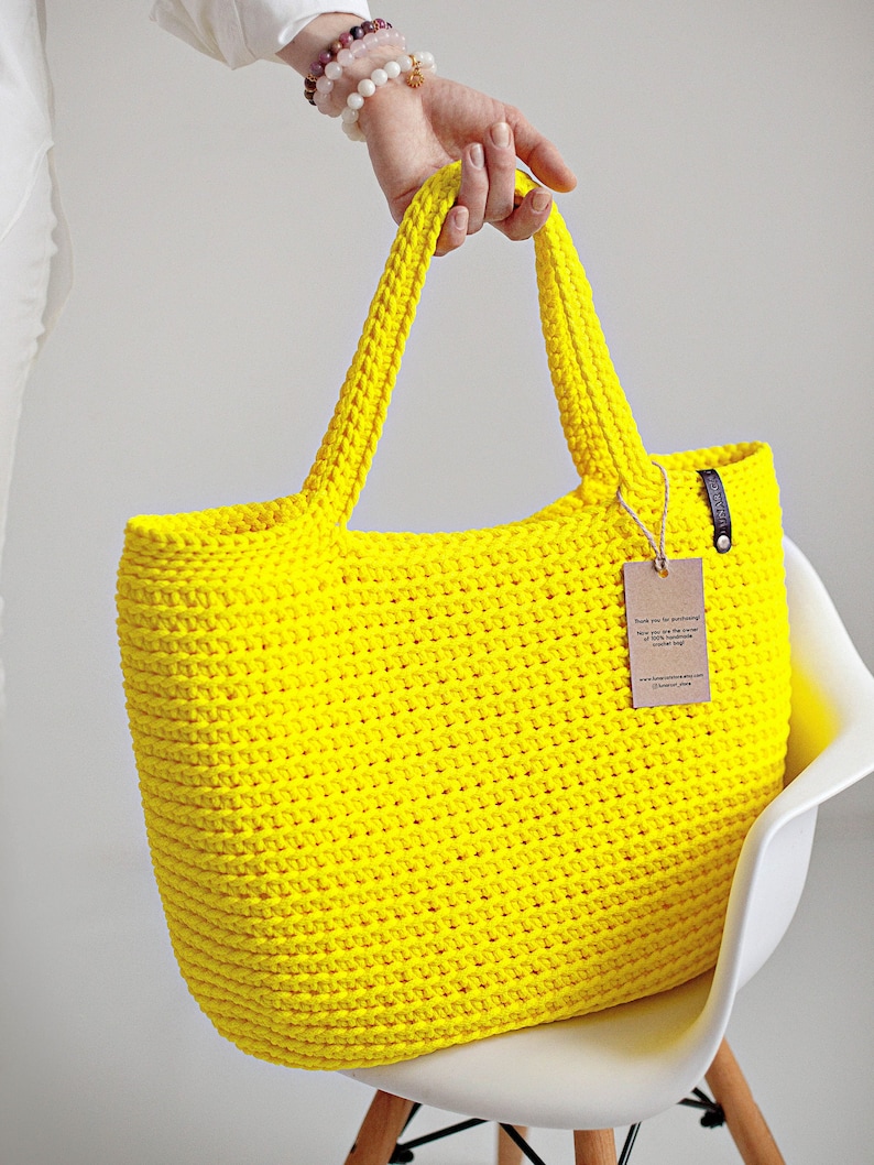 Crochet Bag Pattern XXL size Bag, Crochet Tote Bag, Bag Crochet Pattern PDF image 3