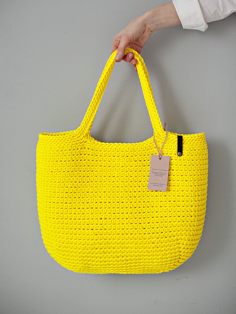 Crochet Bag Pattern XXL size Bag, Crochet Tote Bag, Bag Crochet Pattern PDF image 4