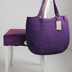 Crochet Bag Pattern XXL size Bag, Crochet Tote Bag, Bag Crochet Pattern PDF image 8