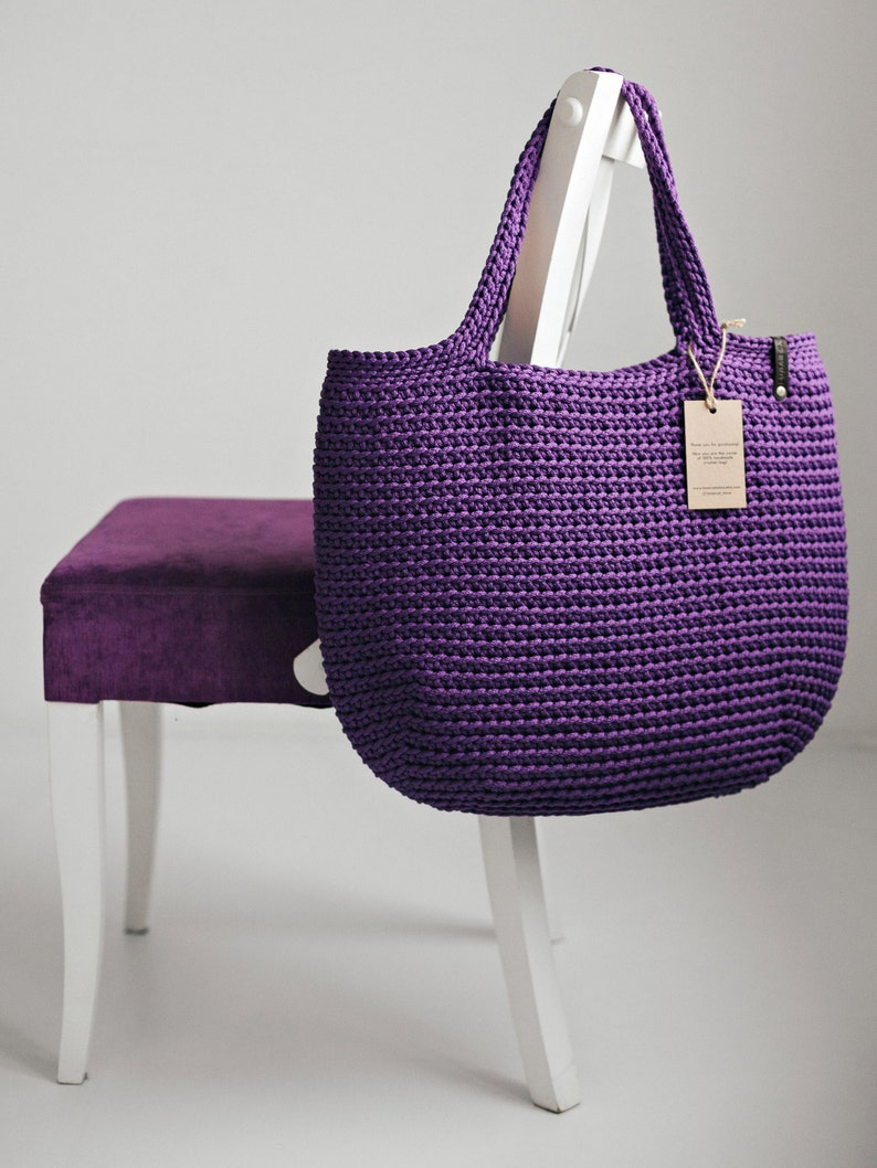 Crochet Bag Pattern XXL size Bag, Crochet Tote Bag, Bag Crochet Pattern PDF image 8