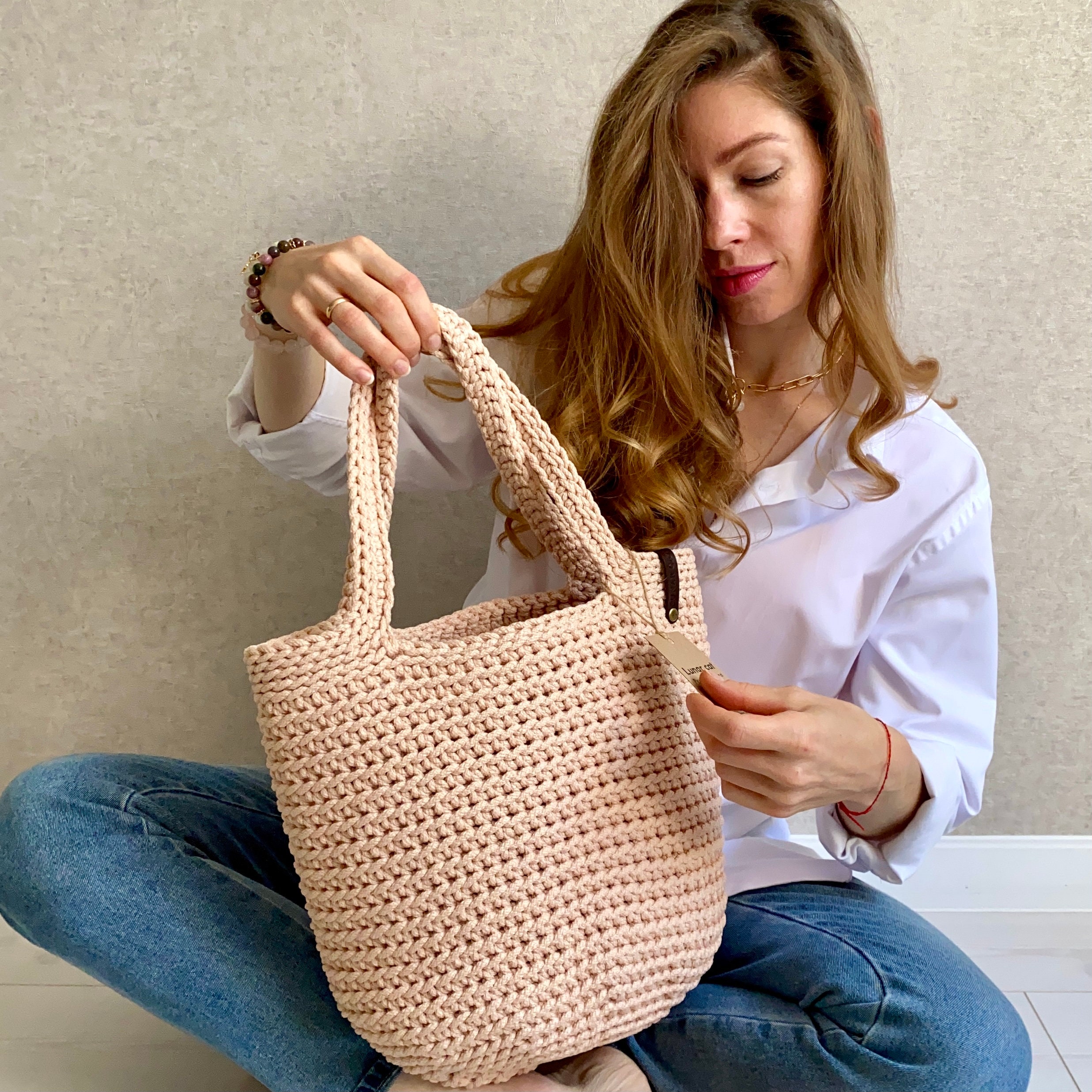 Bundle of Crochet Tote Bag Patterns Reusable Grocery Bags Etsy