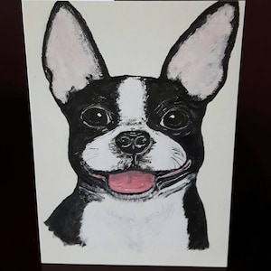 Carte de voeux Boston Terrier - Blank Card