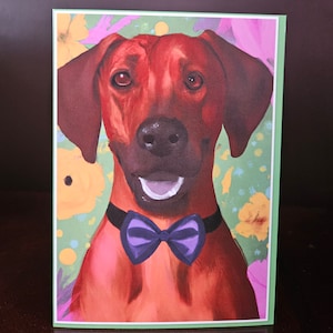 Cartão Ridgeback da Rodésia
