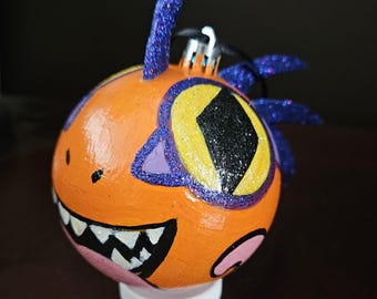 Oranger Murloc Weihnachtsschmuck - Hearthstone, Warcraft, Coldlight Seer