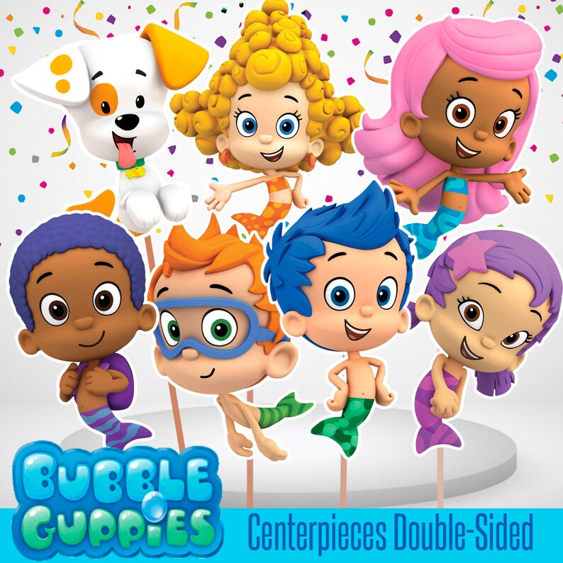 9 Bubble Guppies Centerpieces Double-Sided, Printable, Bubble Guppies Cake Toppers, Bubble Guppies Get together, Significant inch, minimal inch image about Bubble Guppies Printable named 9 Bubble Guppies Centerpieces Double-Sided, Printable, Bubble Guppies Cake Toppers, Bubble Guppies Celebration, Huge inch, tiny inch