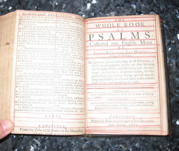 1662 Original Cambridge BCP and King James New Testament Bible and Whole Book of Psalms Etsy