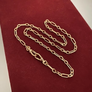 2 Swivel Clasp Necklace Pick Length 3.6mm Gold plated