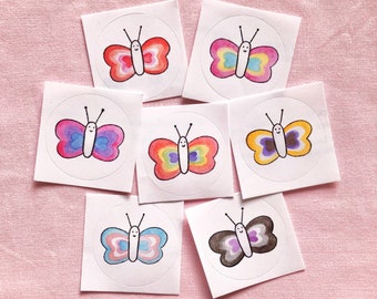 pride butterfly stickers