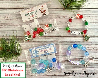 200 Stück Weihnachtsperlen Aus Polymer Clay – DIY Bastelperlen Für Armbänder, Halsketten, Geschenke