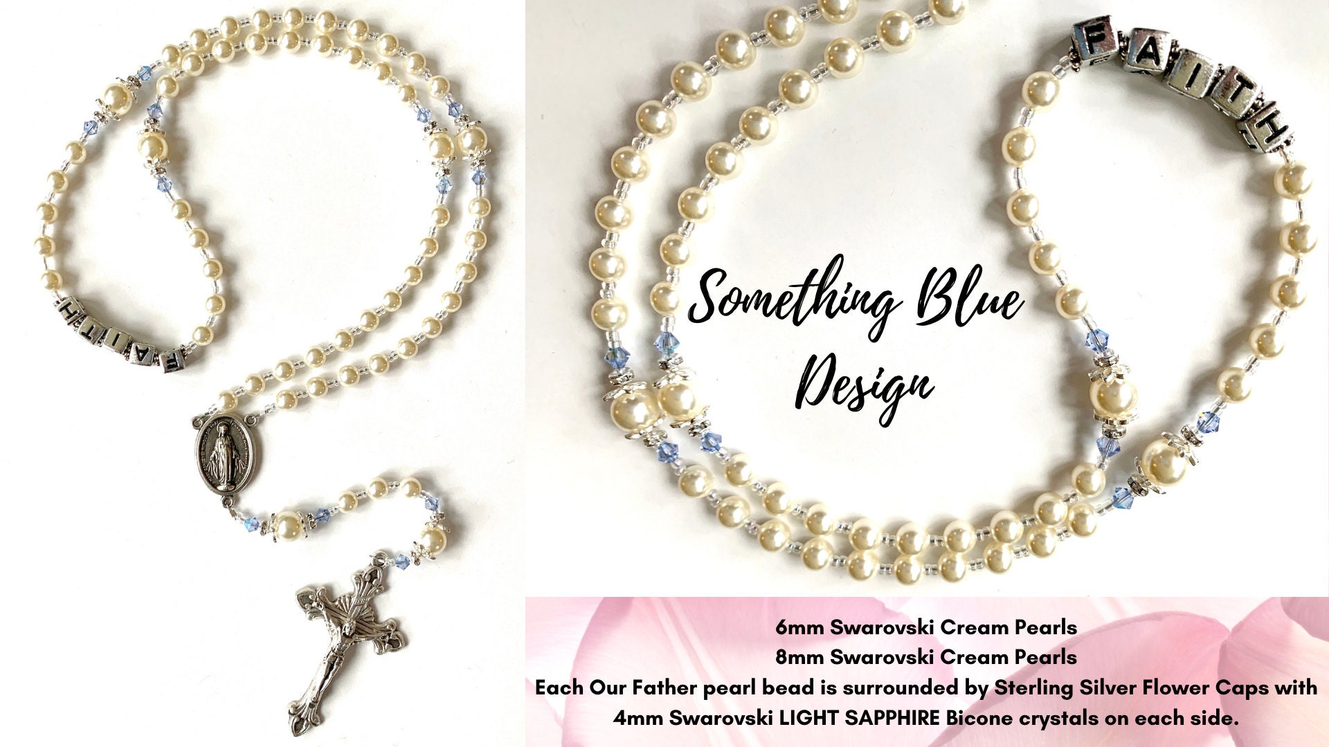 Wedding Rosary Bridal Bouquet Rosary Personalized Rosary | Etsy