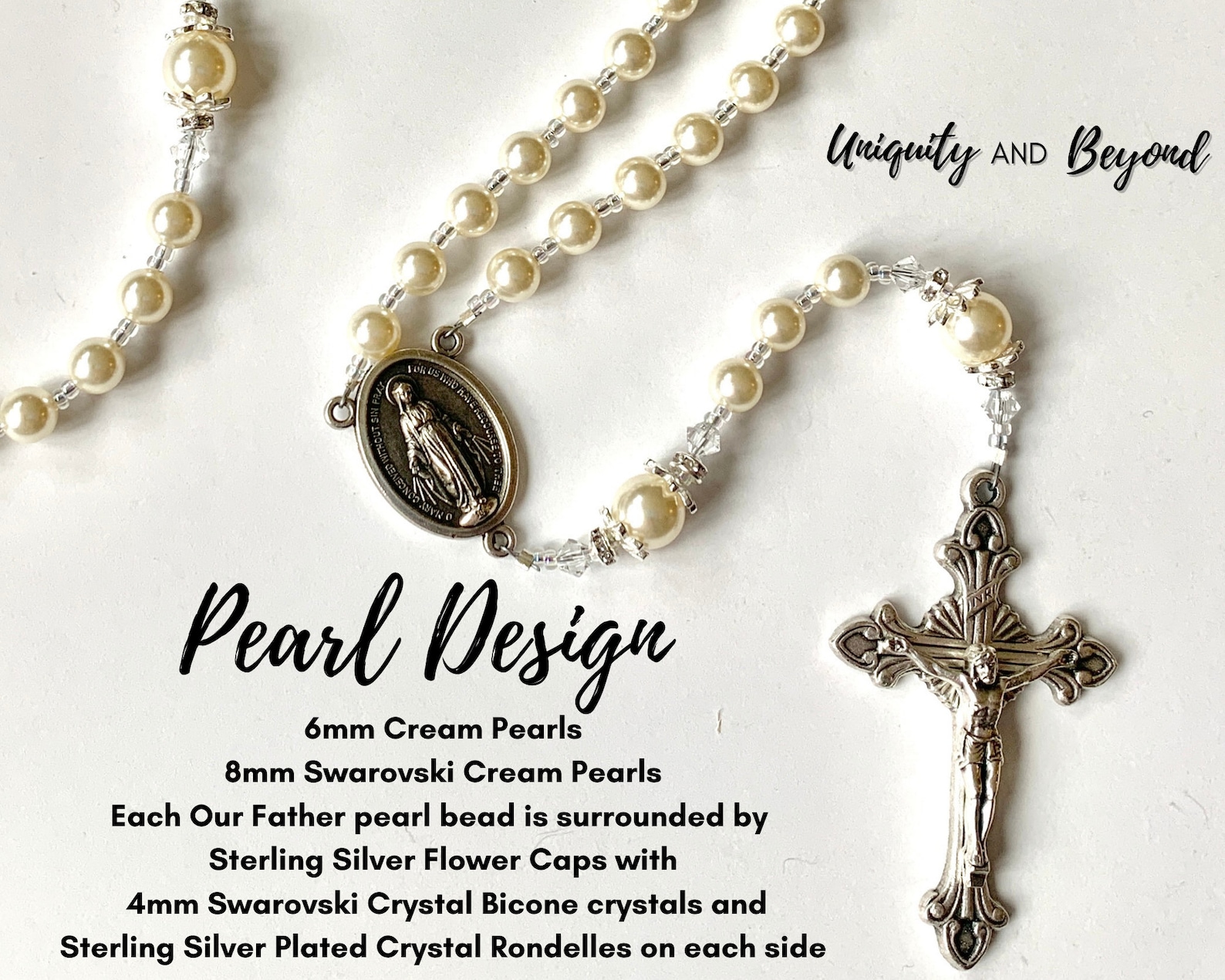 Wedding Rosary Bridal Bouquet Rosary Personalized Rosary - Etsy