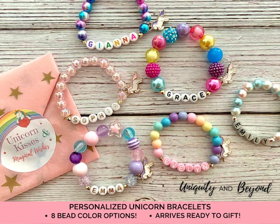 Unicorn Bracelet Gift For 8 Year Old Girls Birthday