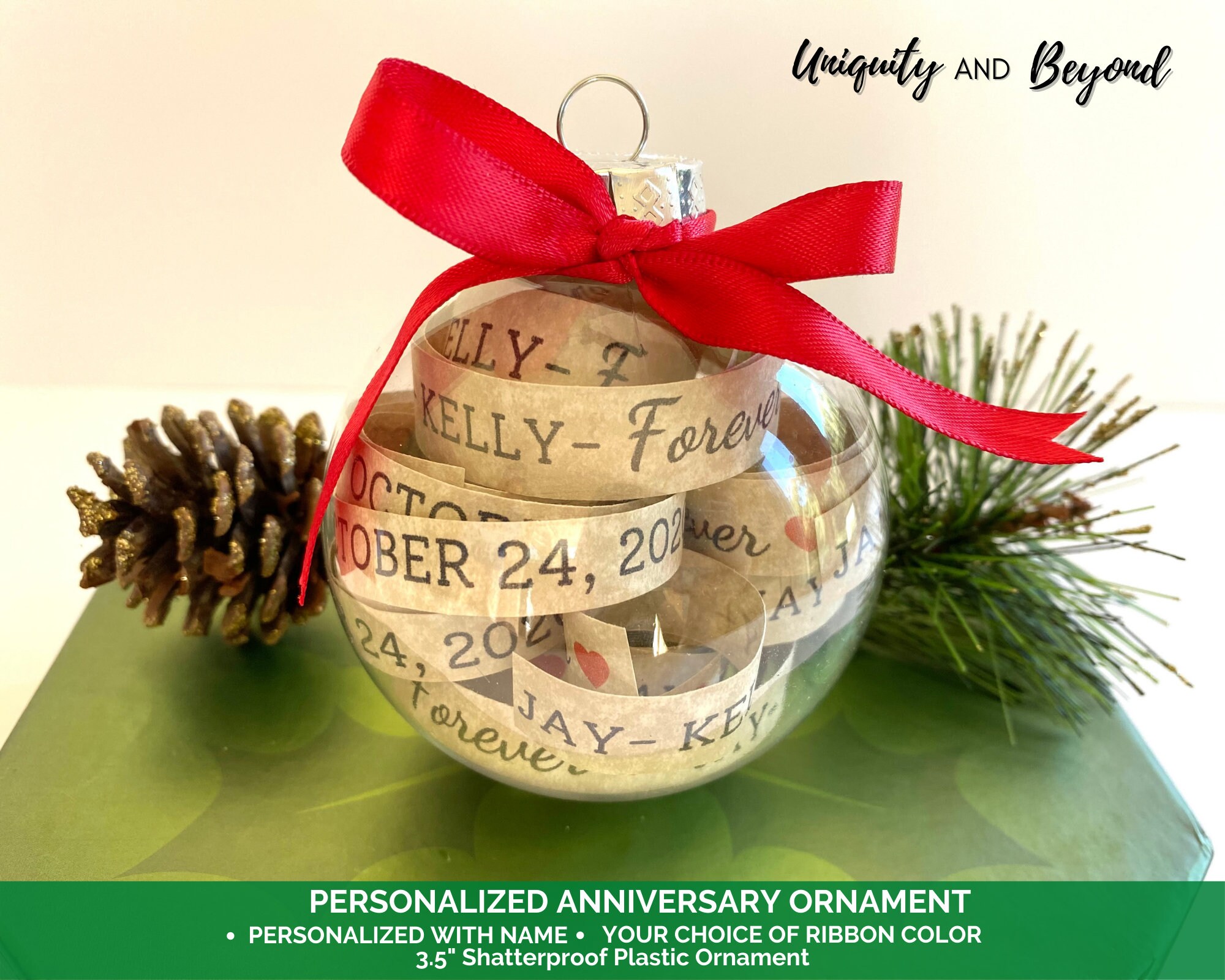 First Anniversary Ornament