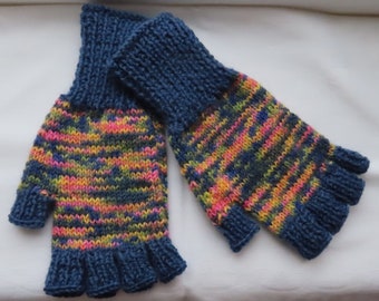 Mitaines tricotées à la main Pure laine britannique