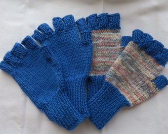 Gloves Mittens Hand Knitted Fingerless Wrist Warmers