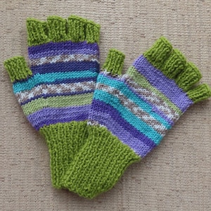 Hand Knitted Fingerless Gloves