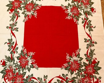Holly Tablecloth Etsy
