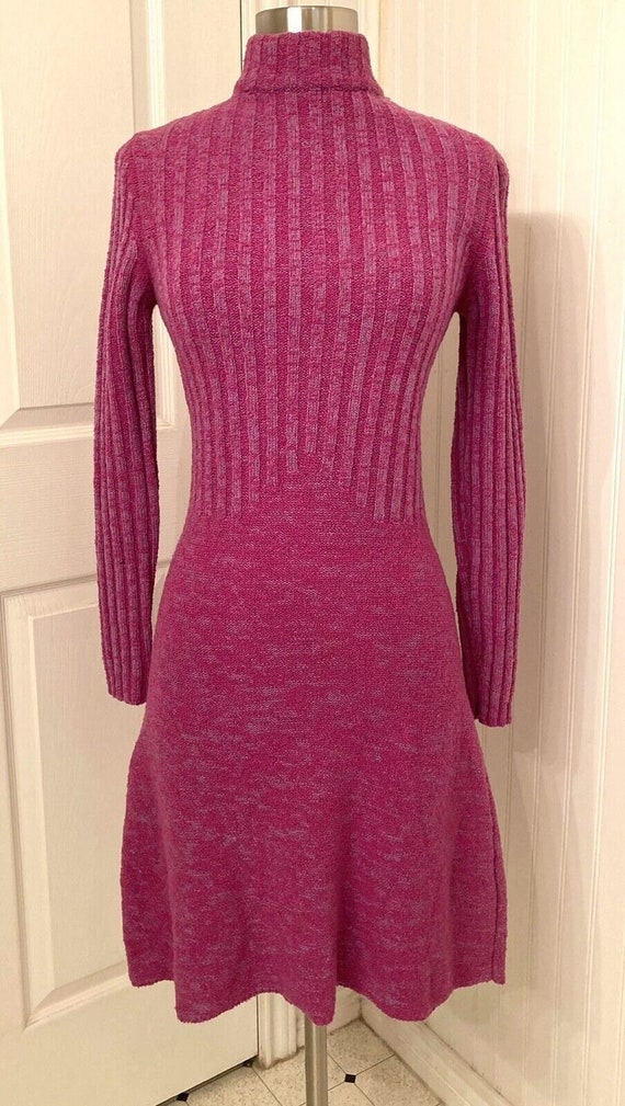 Vintage 1970s Roncelli wool boucle knit mini dress