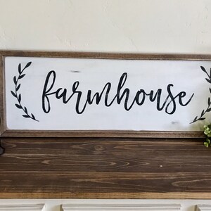 Large Farmhouse Sign | Farmhouse Decor | Fixer Upper Style | Living Room | Dining Room | Entryway