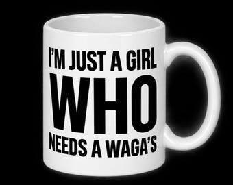 Funny Girl Coffee Mug, Wagamama Lover, Teenager Present