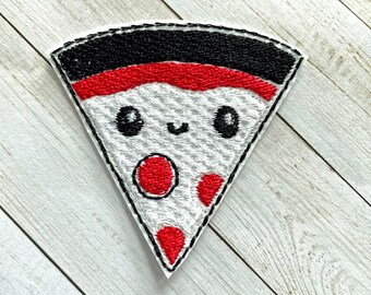 Slice of Pizza Iron On Patch,  Pizza Pie Patch, Pepperoni Pizza Iron On or Sew On Patch