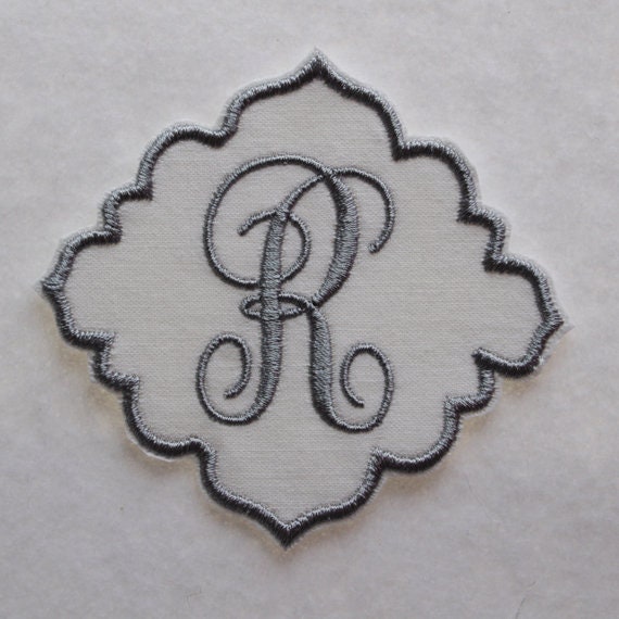 Initial Patch, Personalized Name Patch, Fabric Patch, Iron on Patch ...