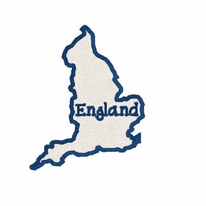 England Embroidery, England Patch, England Iron On, Great Britain Patch, United Kingdom Patch, UK Patch, Iron On Applique, England Applique