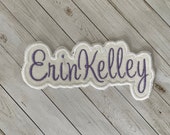 Personalized Name Patch, Fabric Patch, Iron on Patch, Iron on Name,  Personalized Embroidery Patch, Personalized Appliqué, Embroidered Patch 
