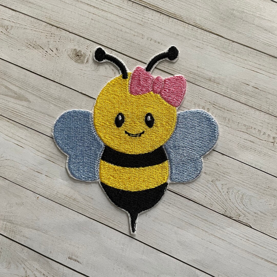 Bumble Bee Iron-On Transfers - Sweet As Can Bee Design, 2 Sizes For DIY Clothing