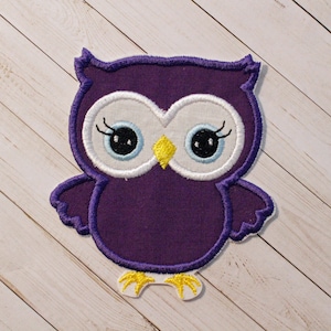 Owl Patch, Iron on Patch, Owl Applique, Embroidered Owl, Applique Patch, Embroidered Patch, Baby Owl Patch, Sew On Patch, Fabric Patch