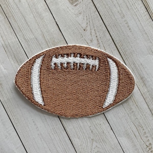 Football Embroidered Iron On Patch Applique