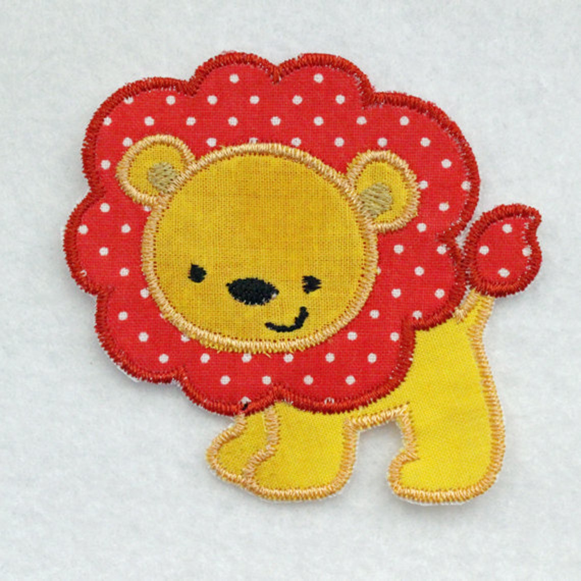 Lion Patch Lion Applique Embroidered Lion Iron on Patch Etsy
