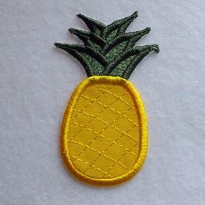 Pineapple Patch, Pineapple Applique, Embroidered Pineapple, Iron On Patch, Applique Patch, Embroidered Patch, Summertime Patch