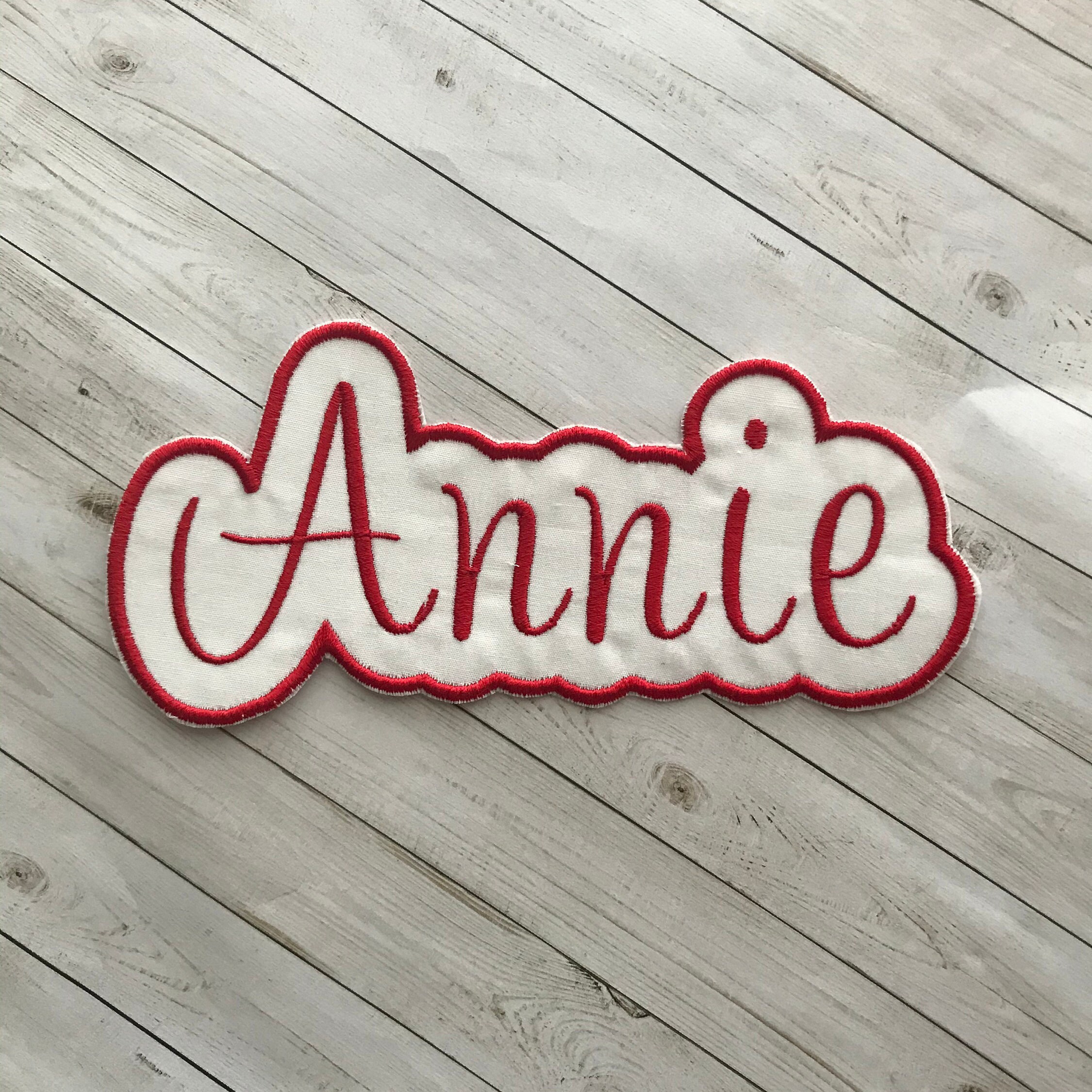 Personalized Name Patch, Name Tag, Embroidered Name Patch, Large Name ...
