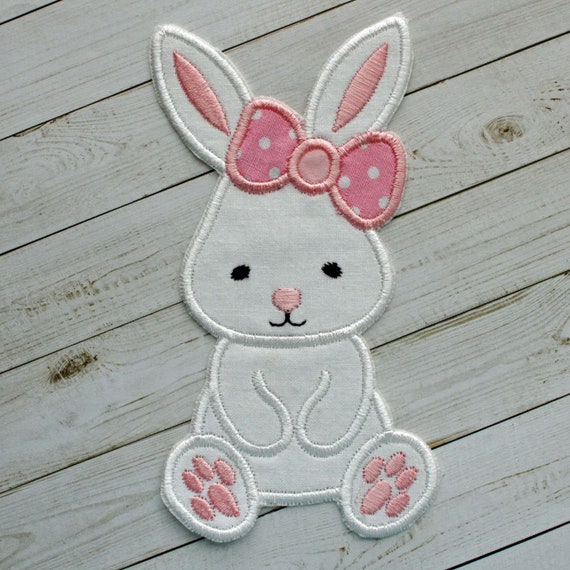 Easter Bunny Conejo De Hierro//Coser Parche Bordado Apliques Insignia